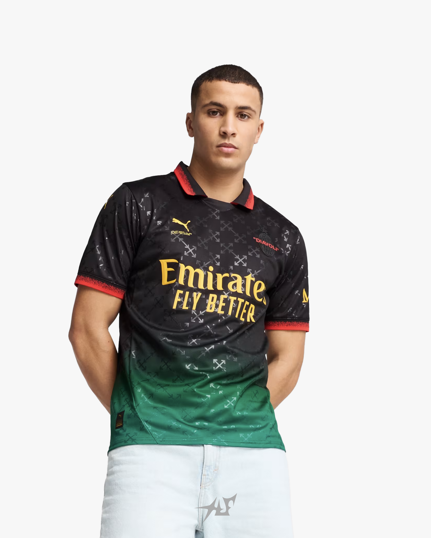 AC MAILAND x OFF WHITE BLACK