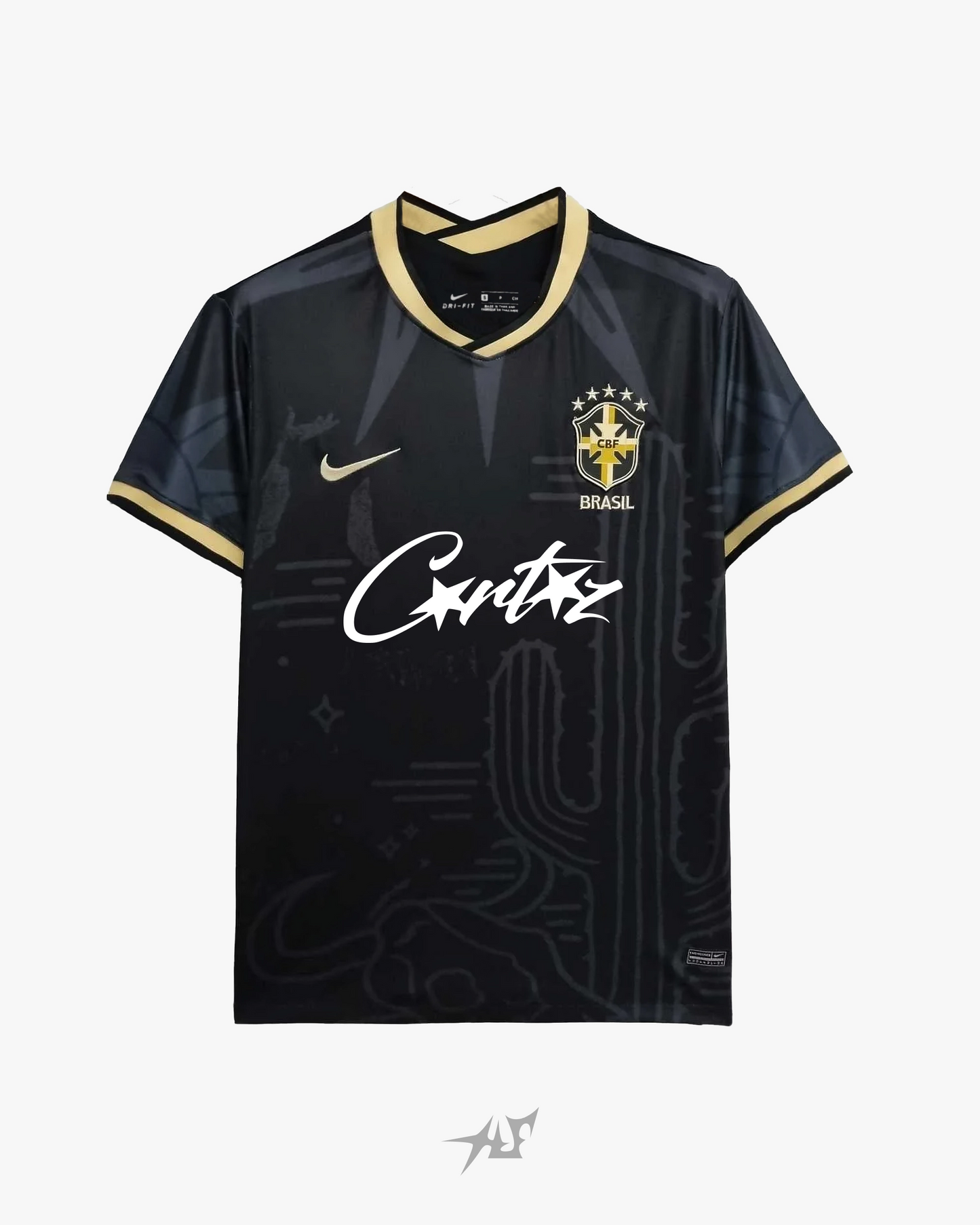 BRASIL SCHWARZ UND GOLD x CORTEIZ