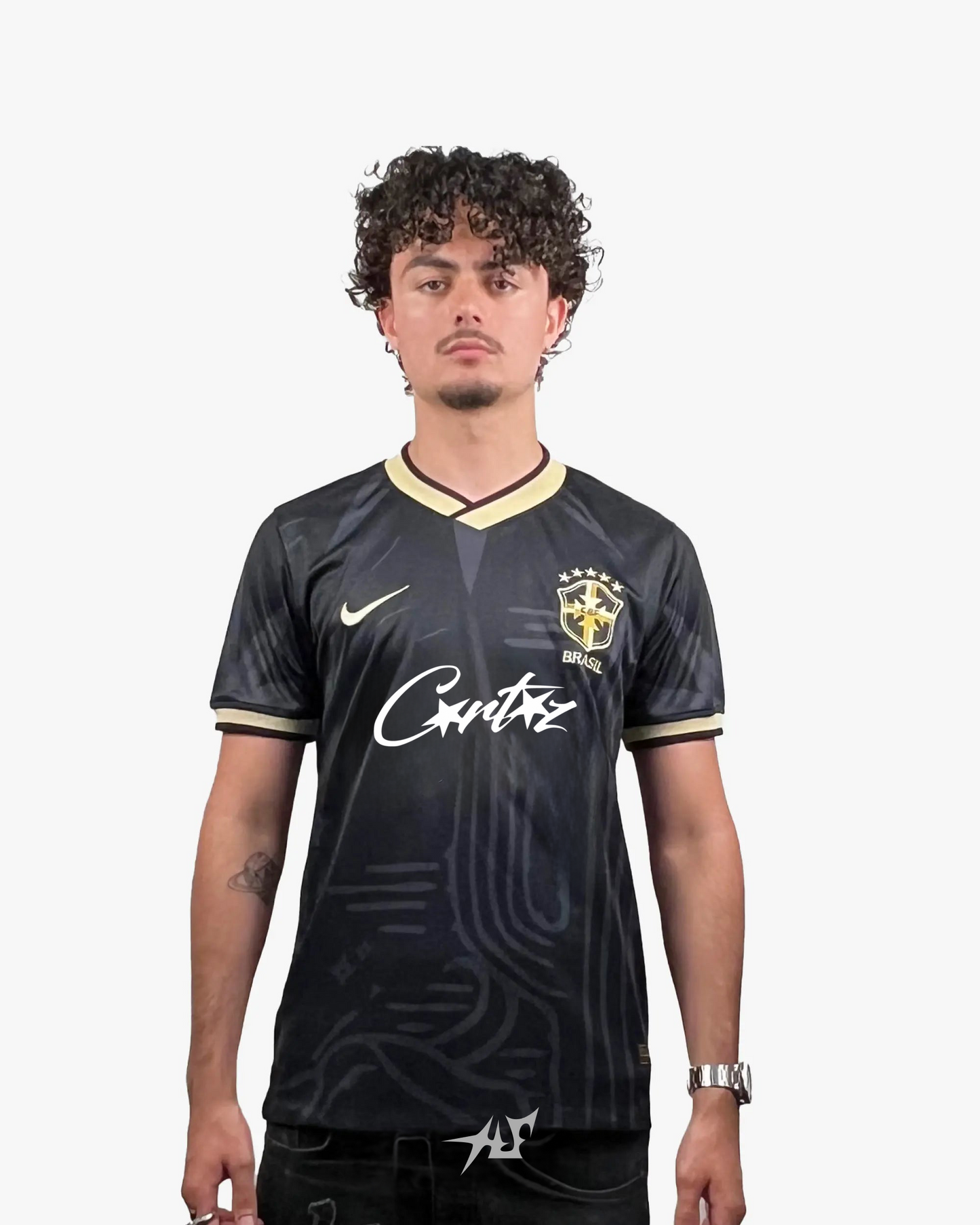 BRASIL SCHWARZ UND GOLD x CORTEIZ