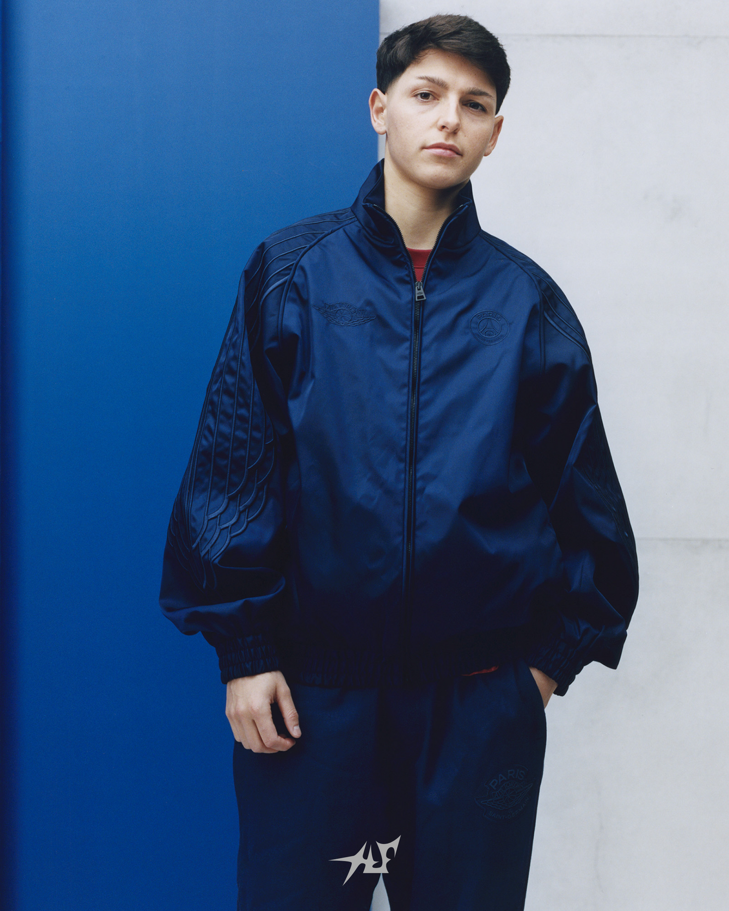 PSG JORDAN BLAUE JACKE