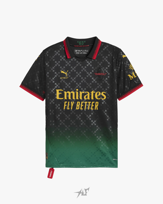 AC MAILAND x OFF WHITE BLACK