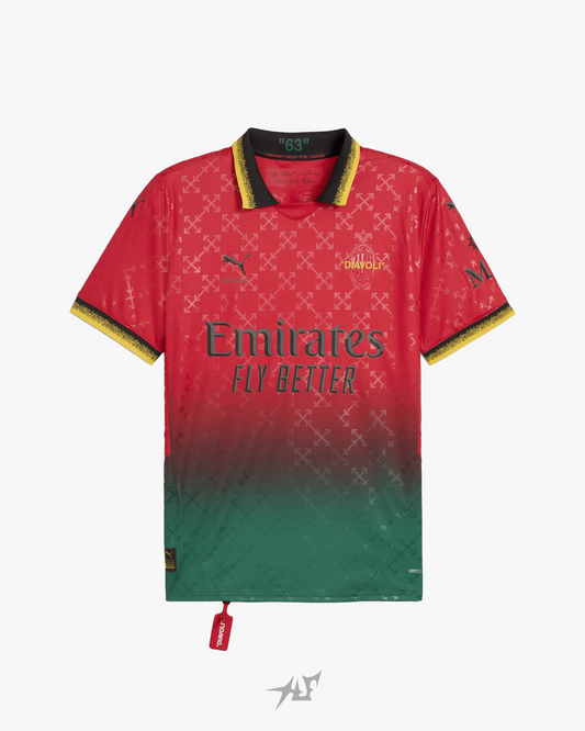 AC MAILAND x OFF WHITE RED